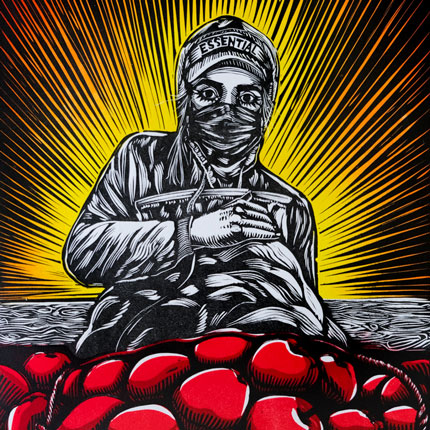 Relief Print by Christie Tirado