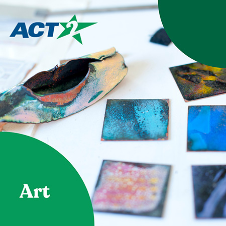 Samples of Enameling on Copper