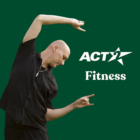A person in black shirt and black pants practicing Qigong. 