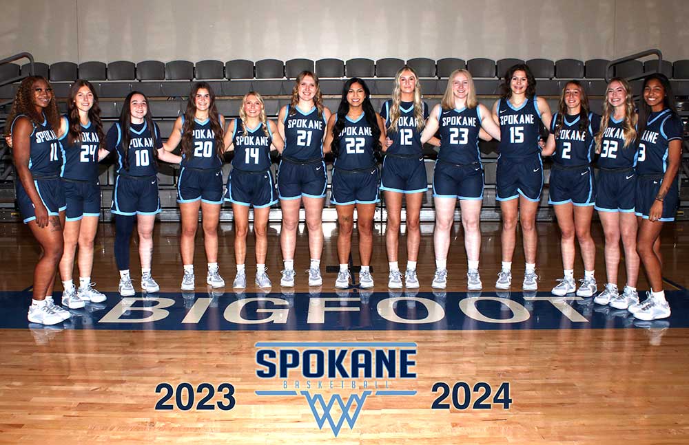 2023-24 Bigfoot Women's Basketball team