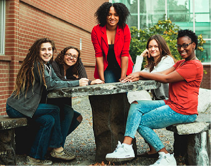 Photo of WSU pullman students.