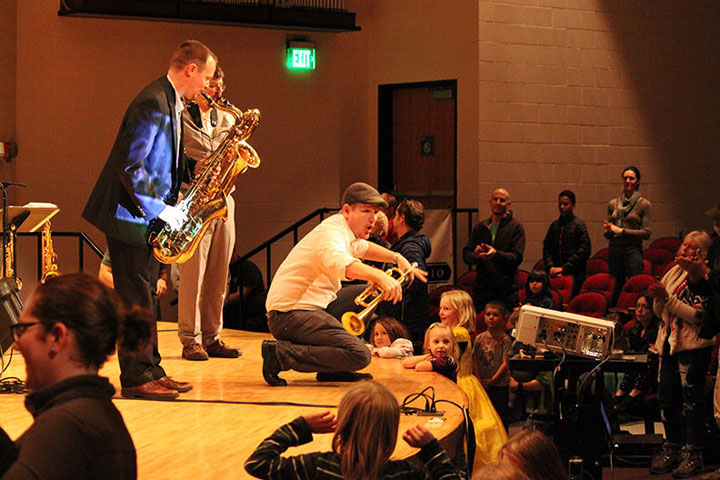 Public Radio Concert for Kids in the Auditorium